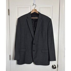 Ralph Lauren Men's Suit Jacket Preppy Business 2 Button 1 Vent 100% Wool 48R